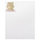 Friends Teddy Bear Pair - Original Colors letterhead