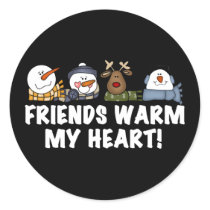 Friends Warm My Heart! stickers
