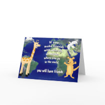 Friends with Animals cards