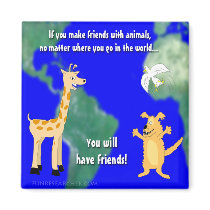 Friends with Animals magnets