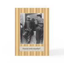 Friends with Benefits Birthday Card