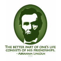 FRIENDSHIP - Abraham Lincoln t-shirts