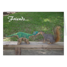 Friendship and nuts card