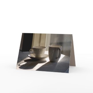 Friendship Coffee Cups Greeting Card