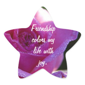 Friendship Colors my Life with Joy sticker