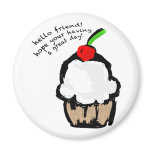 Friendship Cupcake Magnet