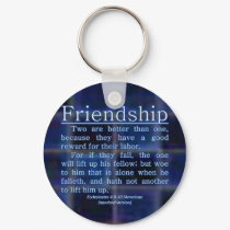 Friendship Ecclesiastes 4 keychains by inspiredbygenius Friendship Ecclesiastes 4 keychains
