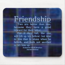 Friendship Ecclesiastes 4 mousepads