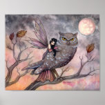 Friendship Fairy and Owl Poster