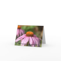 Friendship Flower Note Card by pulsDesign Friendship Flower Note Card