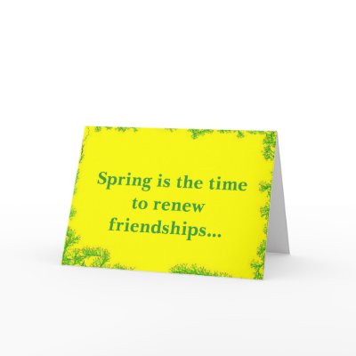 Friendship Greeting Card by Blazen_thunder
