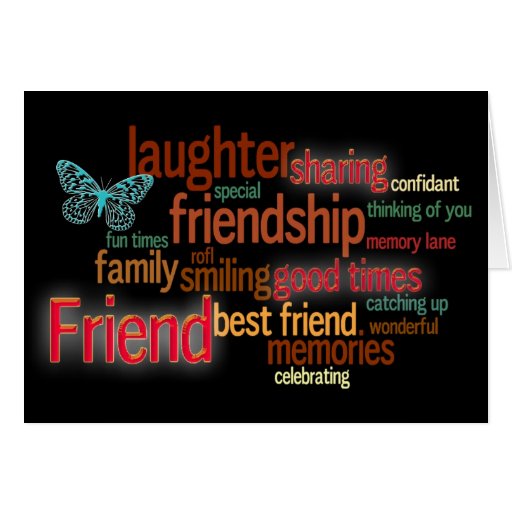 Friendship Greeting Card | Zazzle