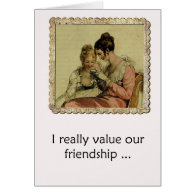 Friendship Humor Edgy Ackerman Vintage Ladies Greeting Card
