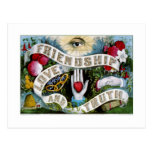 Friendship, love and truth (1874) postcards