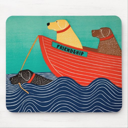 Friendship Mousepad -Stephen Huneck