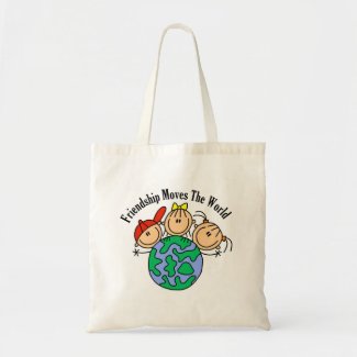 Friendship Moves the World T-shirts and Gifts bag