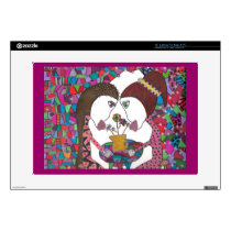friendship over coffee on laptop case skins