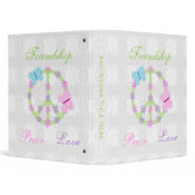 Friendship, Peace and Love Binder