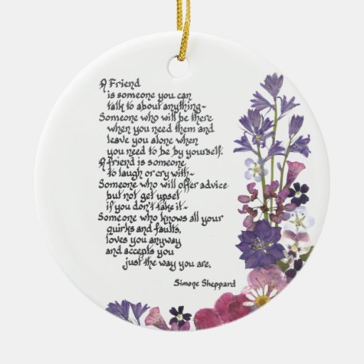 friendship poem double sided ceramic round christmas friendship poem double sided ceramic round christmas