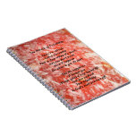Friendship Poem Red Jam cake Note Book Journal