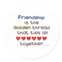 Friendship stickers