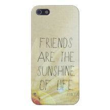 Friendship & Sunshine iPhone 5 Case