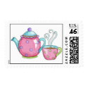 Friendship Tea Party Postage postage by Musicat Friendship Tea Party Postage postage
