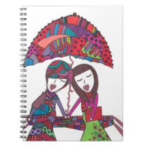 friendship with umbrella notebook notebooks