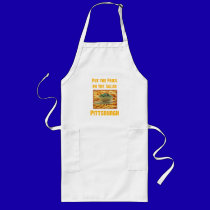 fries on salad aprons
