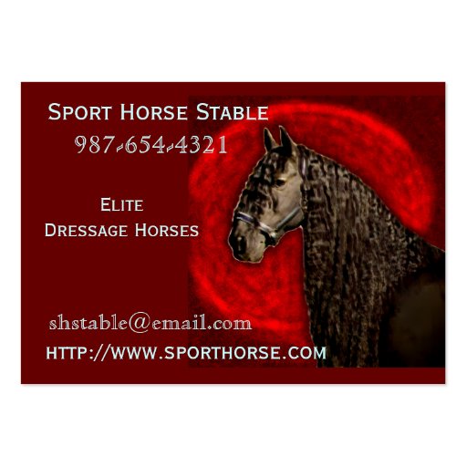 Friesian Business Card, 101 (front side)
