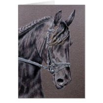 Friesian Greeting Card