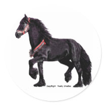Friesian Dance Envelope Seals stickers