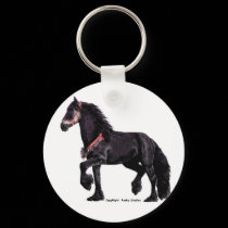 Friesian Dance Keychain by RookyStudios Friesian Dance Keychain