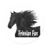 Friesian Fan Sticker