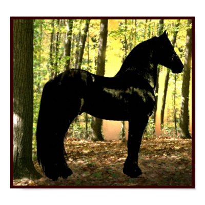 Friesian Forest Print by RookyStudios