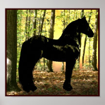 Friesian Forest Print