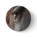 Friesian Horse Design Round Pin