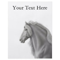 Friesian Horse Flyer by twopurringcats Friesian Horse Flyer