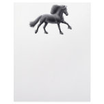 Friesian Horse Full Gallop Letterhead