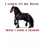 Friesian Horse Humor shirts shirt