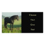 Friesian Horse Personalized Photo Card