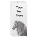 Friesian Horse Rack Card