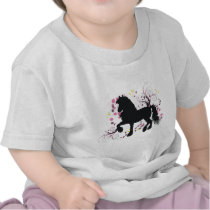 Friesian Horse Tee Shirt