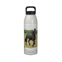 Friesian Horse Water Bottle
