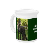 Friesian Painting Beverage Pitchers