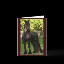 Friesian Painting Notecards by RookyStudios Friesian Painting Notecards