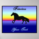 Friesian Poster