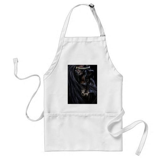 Friesian Spirit - Horse Painting Aprons