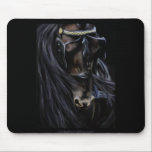 Friesian Spirit - Horse Painting Mouse Pad