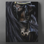 Friesian Spirit - Horse Painting Plaque